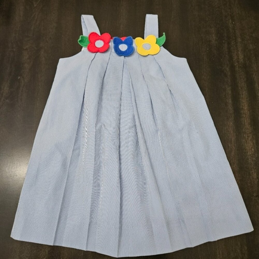 Florence Eiseman Girl's Stripe Flower Dress size 3T